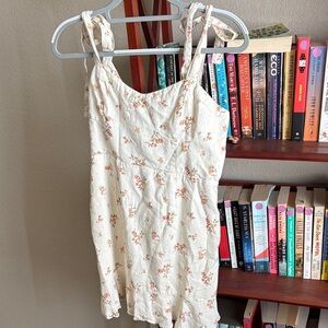 Audrey 3+1 Cream Floral Dress
